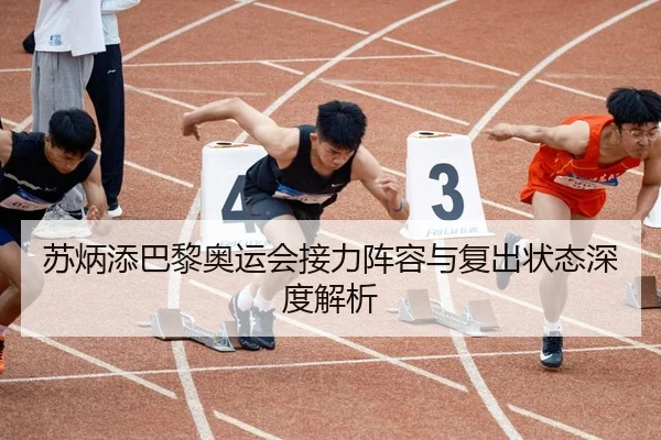 苏炳添巴黎奥运会接力阵容与复出状态深度解析
